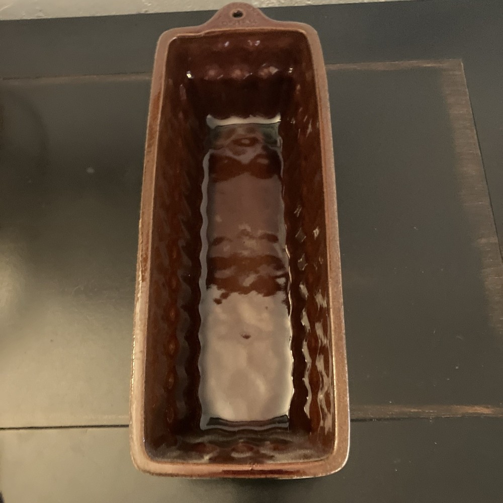 Vintage West Germany Ceramic Cake Mold Pudding Terrine Pan