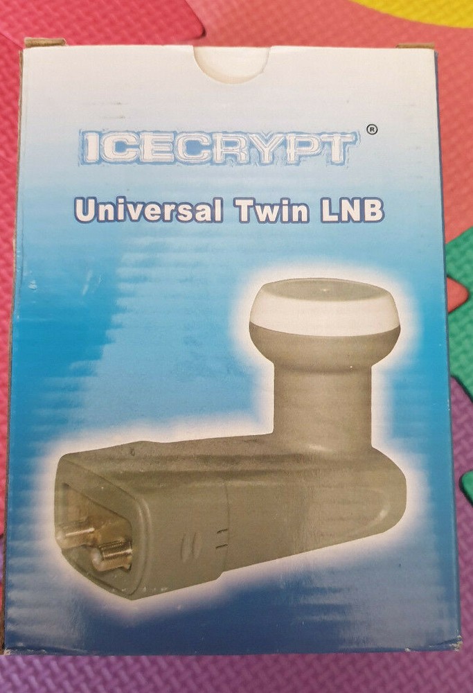 LNB Twin outputs - ICECRYPT Universal - High Gain 60db