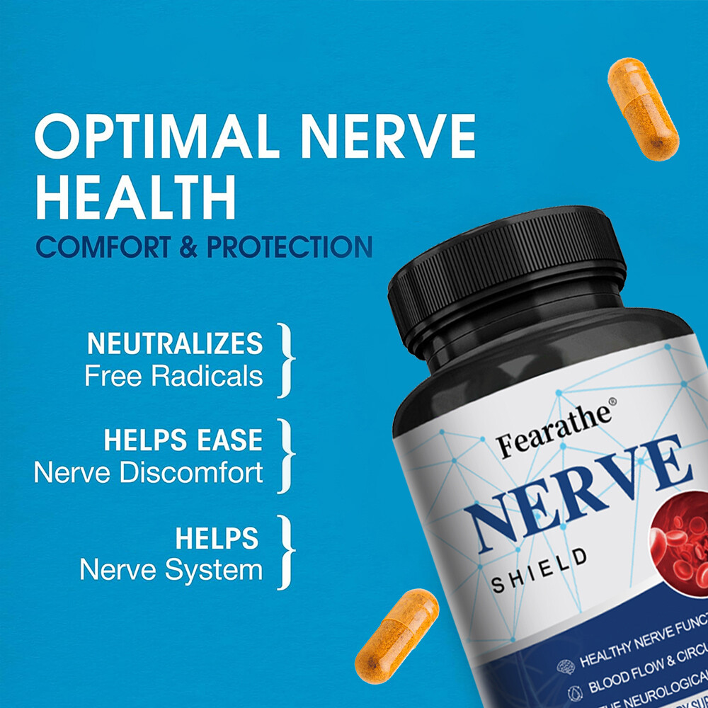 Nerve Shield Nerve Formula for Neuropathy, Nerve Function, Blood Flow
