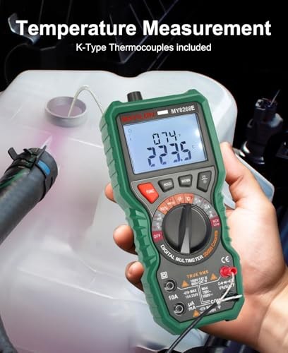 Digital Multimeter Tester TRMS 20000 Counts Auto-Ranging Voltmeter Measures