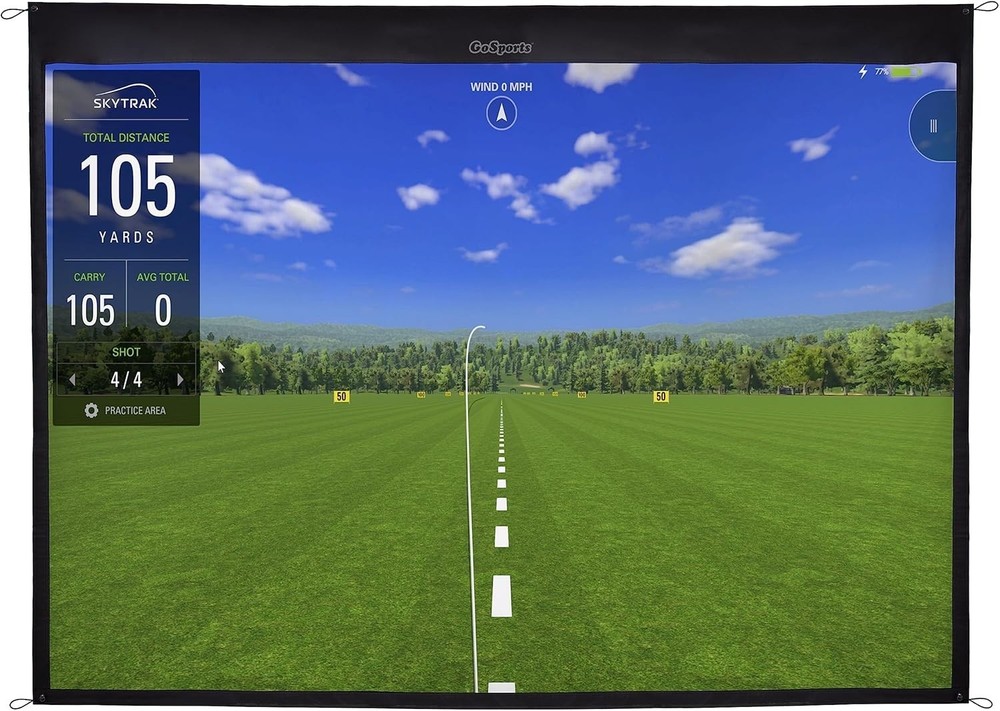 Versatile Golf Simulator Impact Screen - HD Performance for Home Entertainment