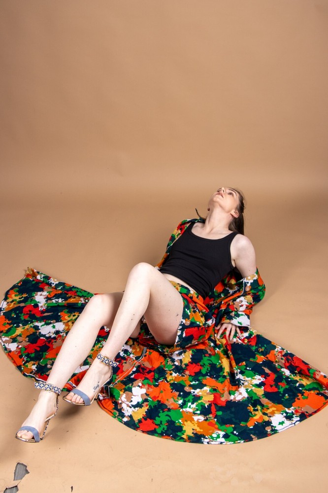 Floral Kimono Coats Jacket