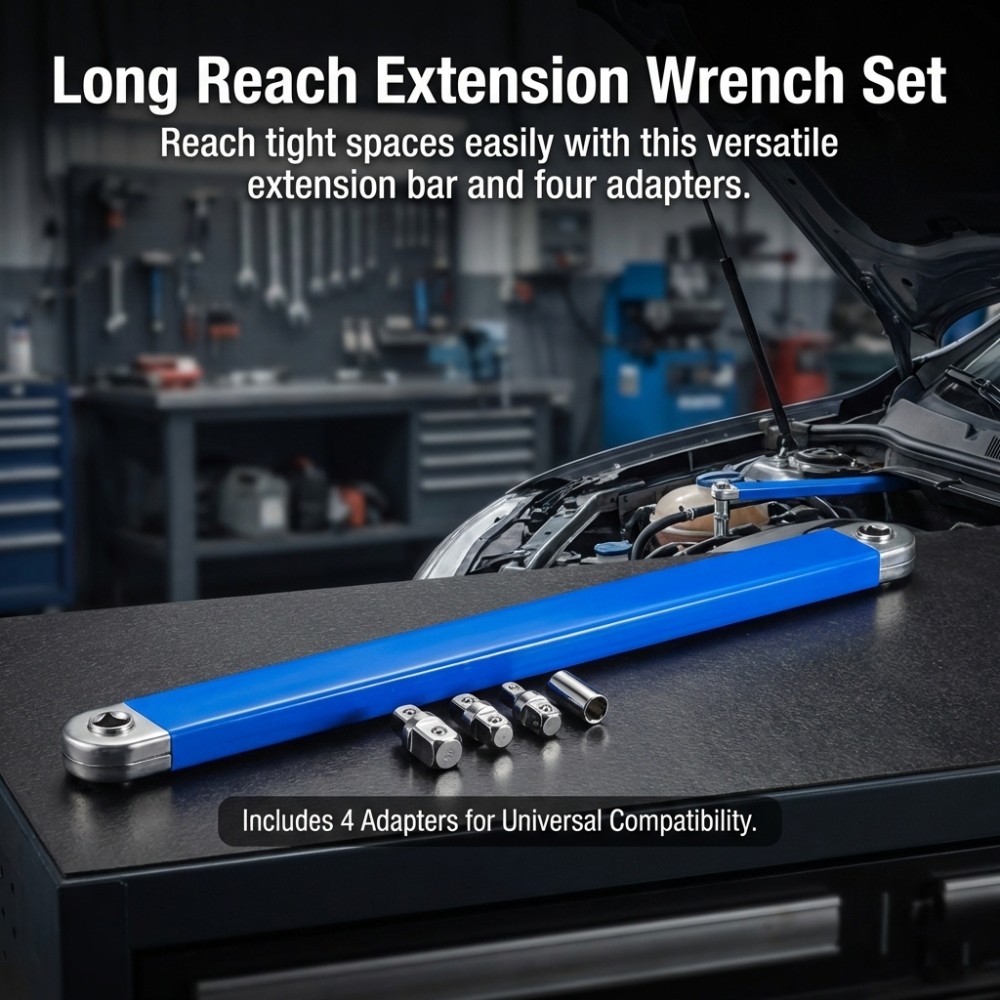 Adjustable Wrench with Extendable Handle Multi Function for Auto Repair Tool
