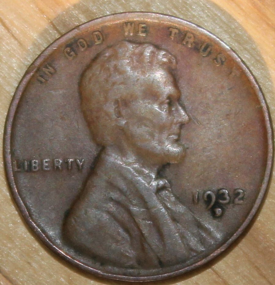 1932-D 1C BN Lincoln Cent  8347