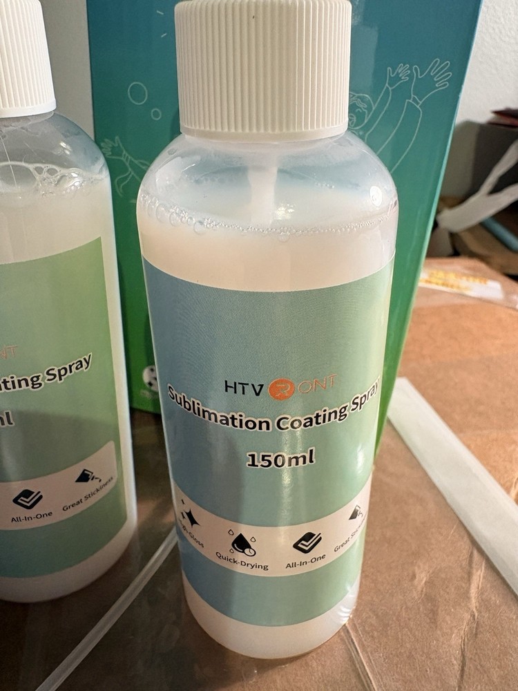 HTVRONT Sublimation Coating Spray 2 150ml High Gloss All In One Spray Bottles