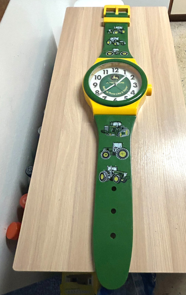 John Deere 3ft Wrist Watch Wall Clock