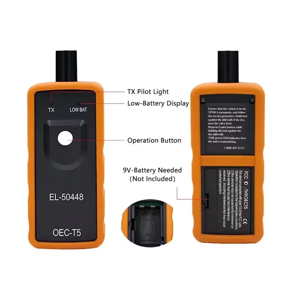 GM TPMS Relearn Tool Sensor Reset Activation Programming for Chevy Vehicles - Up