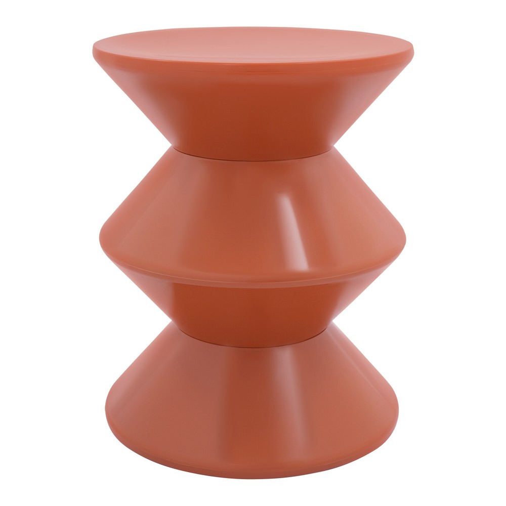 Orange Side Table Sofa Side Table Modern Round End Table 220.46 lbs