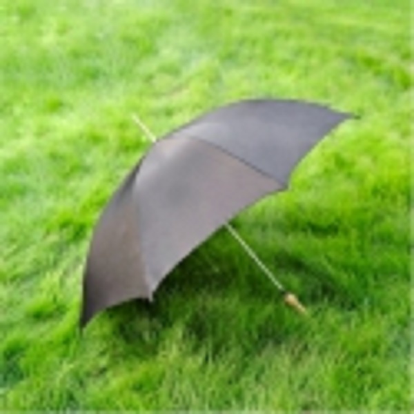 48" Solid Black Golf Umbrella New