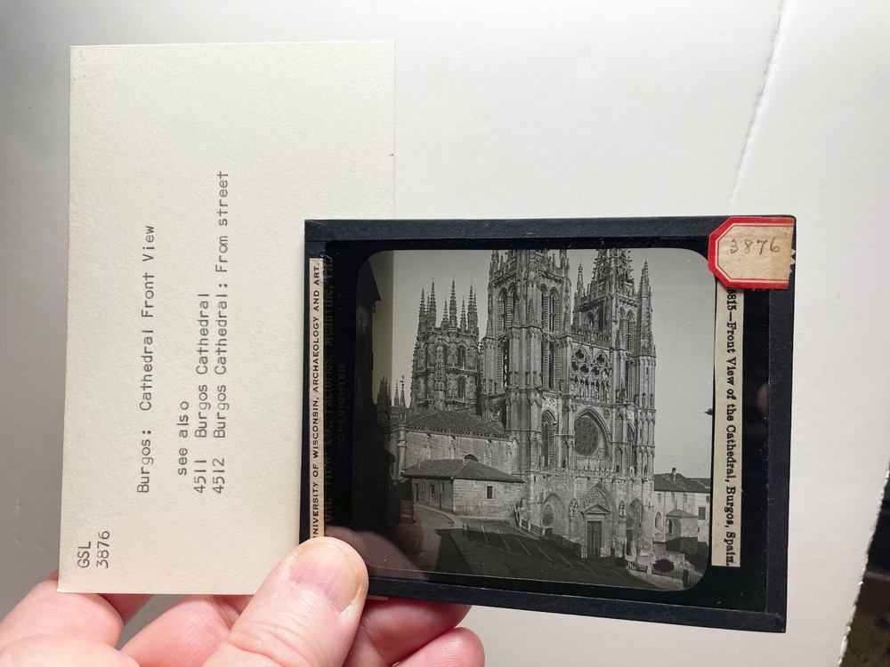 Burgos Spain glass slide