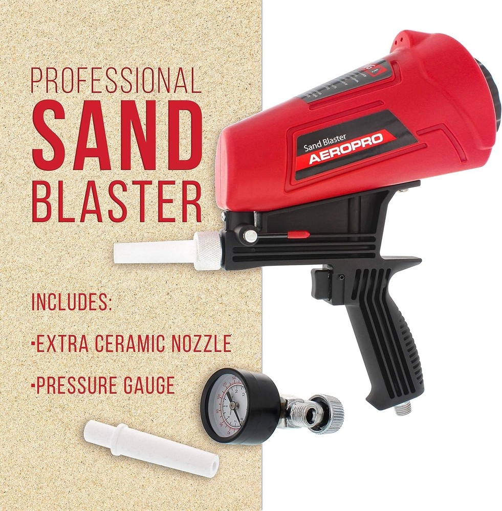 Air Compressor Sandblaster with Ceramic Nozzles