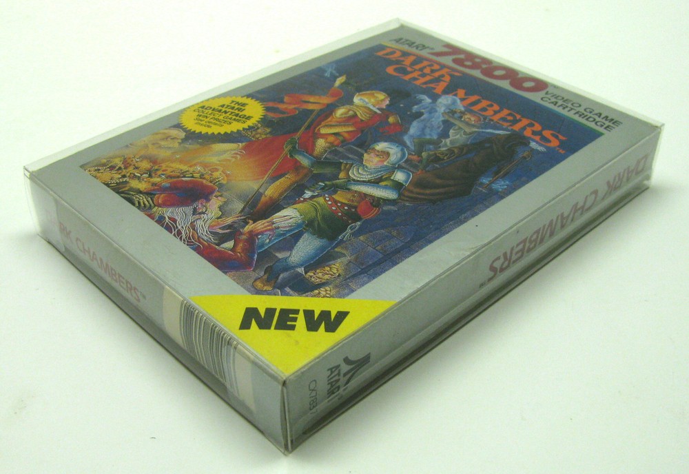 1X CLEAR PLASTIC PROTECTIVE BOX SLEEVE FOR ATARI 7800 CIB GAME BOXES