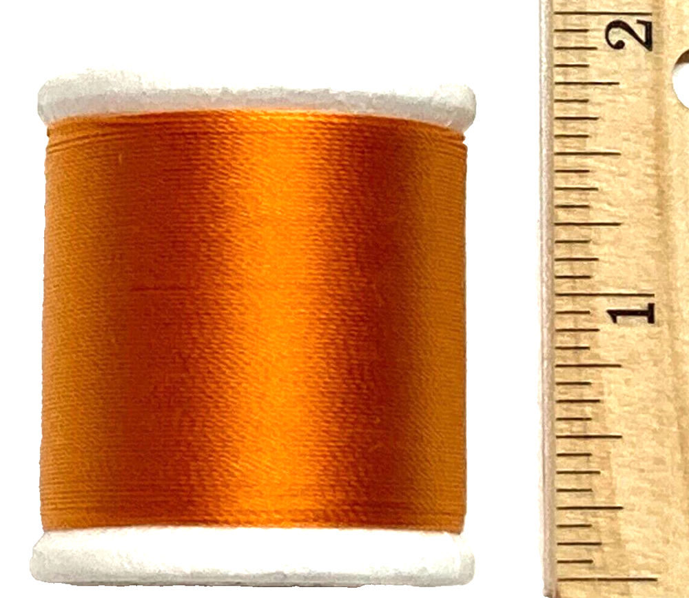 Gudebrod Nylon Thread Type E Orange 100-Yard Spool