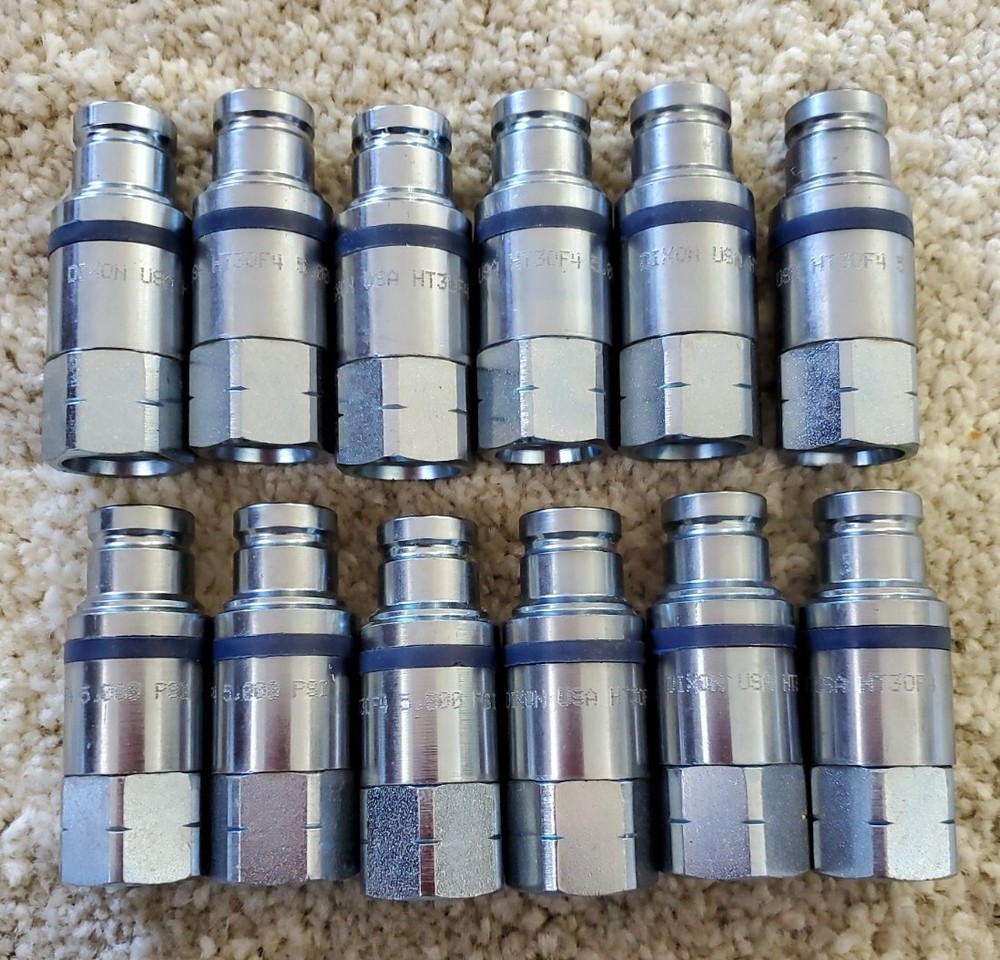 12 Dixon Flush Face Female Plug HT30F4 LOT
