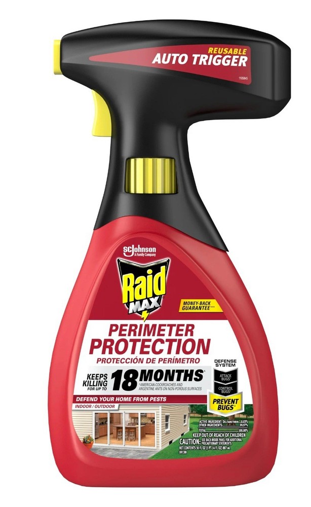 Raid Max Defend Perimeter Protection 30 fl oz Auto Trigger ( 4 pc ) bulk sale