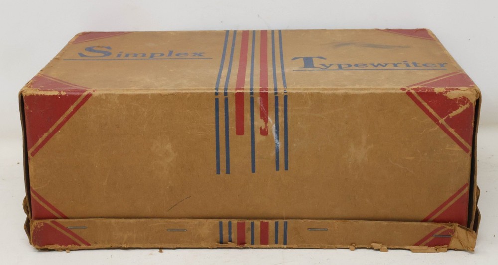 Antique c. 1902 Simplex Practical Dial Typewriter No. 2 With Box