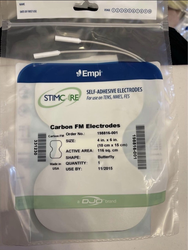 Empi self Adhesive Butterfly Electrode new in package