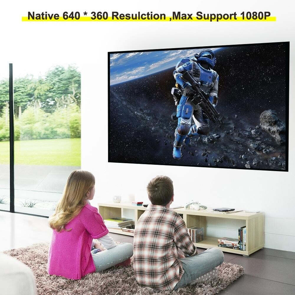 Portable Mini Projector For Kids - 1080P Led Same Screen Version