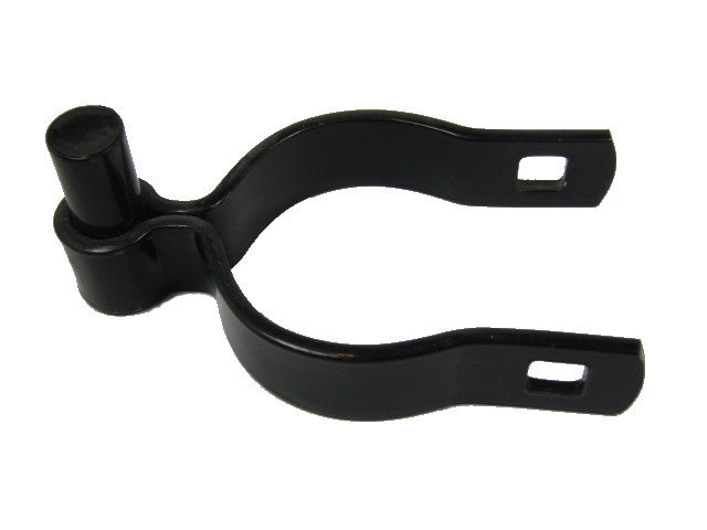 Black Pressed Steel Gate Post Hinge - 2 Pack (Includes nuts and bolts.)