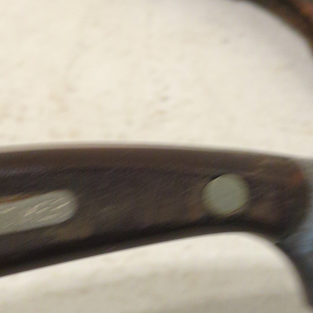 Vintage Schrade 152 USA Old Timer Sharpfinger Full Fixed Blade Knife & Sheath
