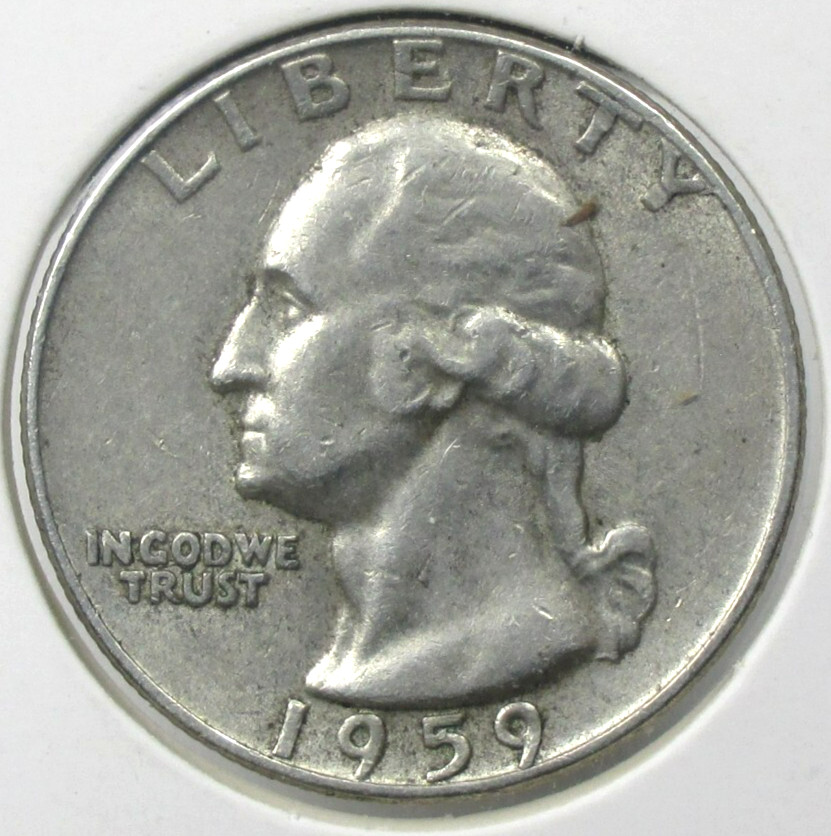 1959-D Washington Quarter Dollar