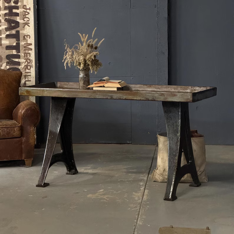 Antique Industrial Table
