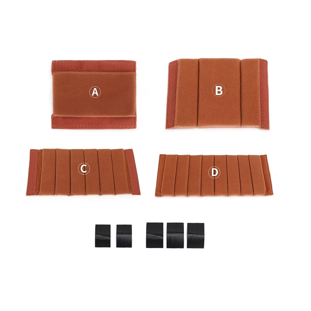4PCS Dacron Camera Bag Case Insert Partition Divider Protection Pad Accessories