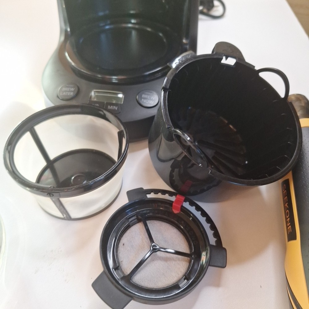 TESTED Mr. Coffee 5-Cup Programmable Coffee Maker - Black , no Box