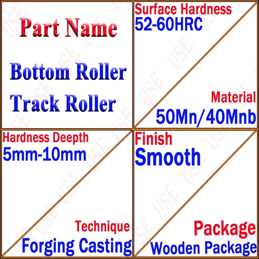 Bottom Roller For Takeuchi TL8 Track Loader Undercarriage Heavy Duty