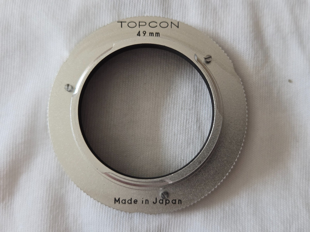 Mint! Topcon 49mm Reverse Ring in Box