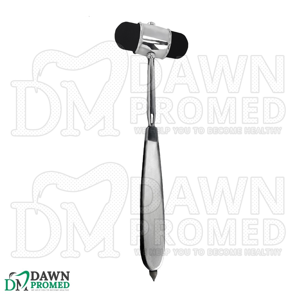 Dejerine Percussion Hammer 9" W/Dual Rubber Head & Needle Diagnostic Instruments