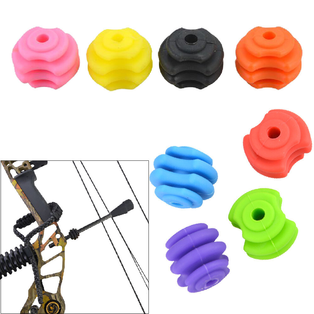 1pcs Archery Compound Bow Stabilizer Ball String Stop Suppressor Damper Bracket