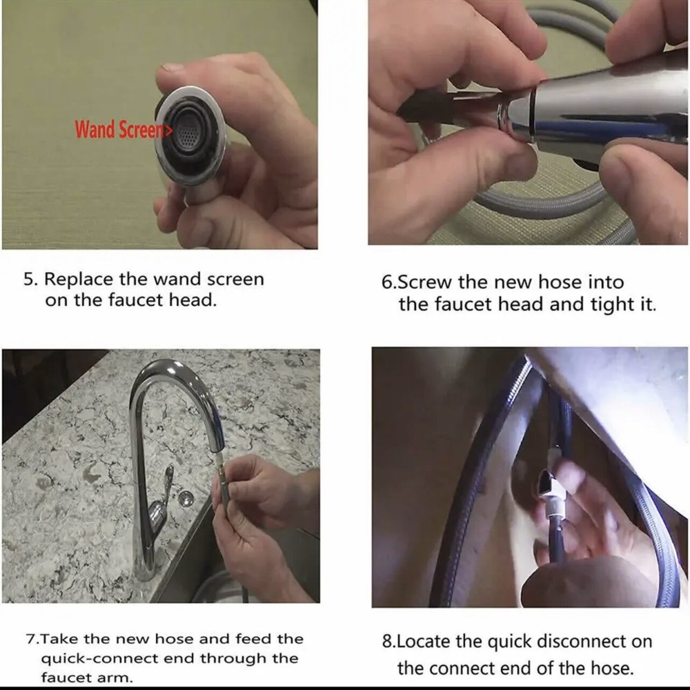 Replacement Hose Kit for Moen Pull Down Kitchen Faucet 150259 Replacement Part