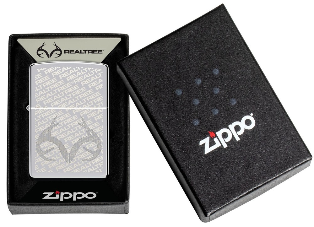 Zippo Real Tree High Polish Chrome 48751