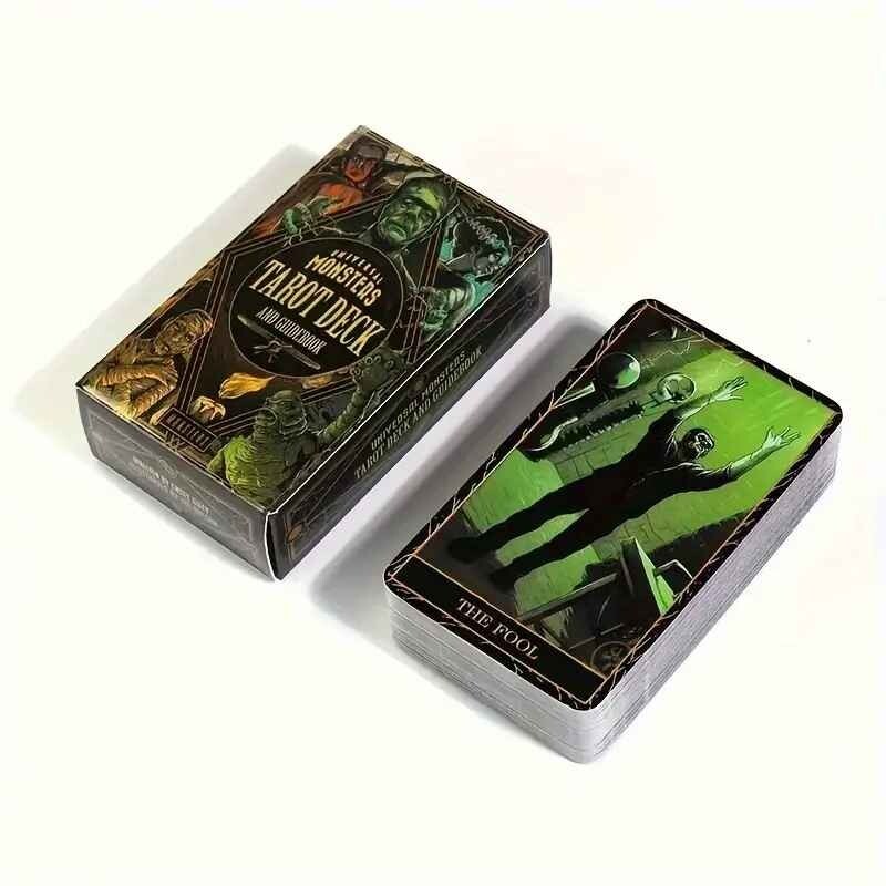 Universal Monsters 78 Card Tarot Deck QR Guidebook Divination Fortune Telling