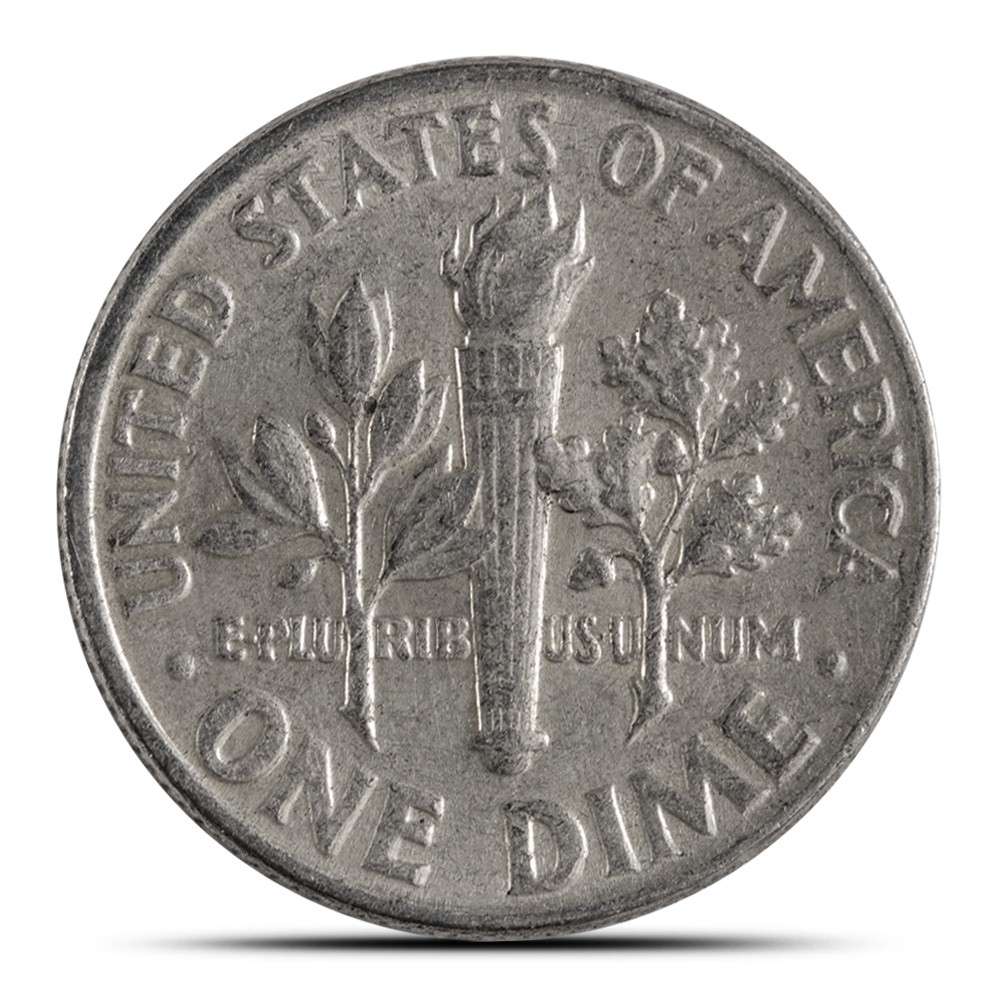 90% Silver Roosevelt Dimes ($100 FV, Circulated)