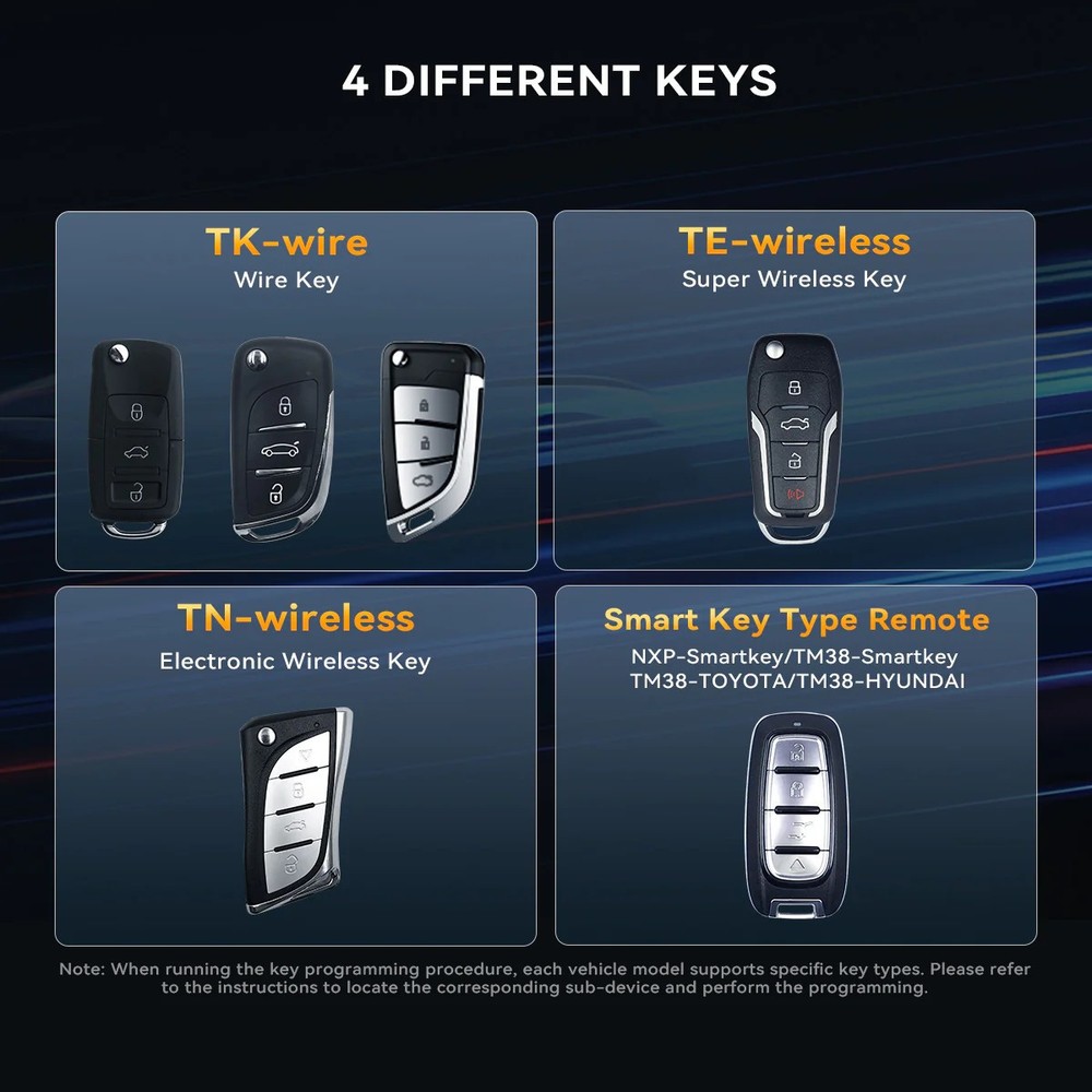 THINKCAR TKEY101 Key Fob Programmer Matching Coding Remote Maker for 689BT 892BT