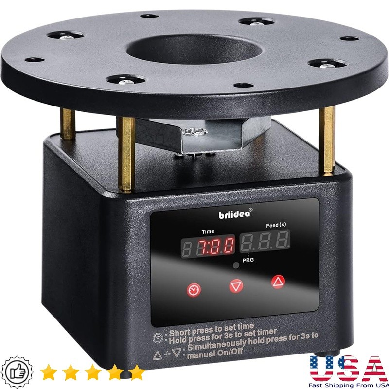Programmable Digital Timer Deer Feeder Adjustable Feeding Durable Solar Battery