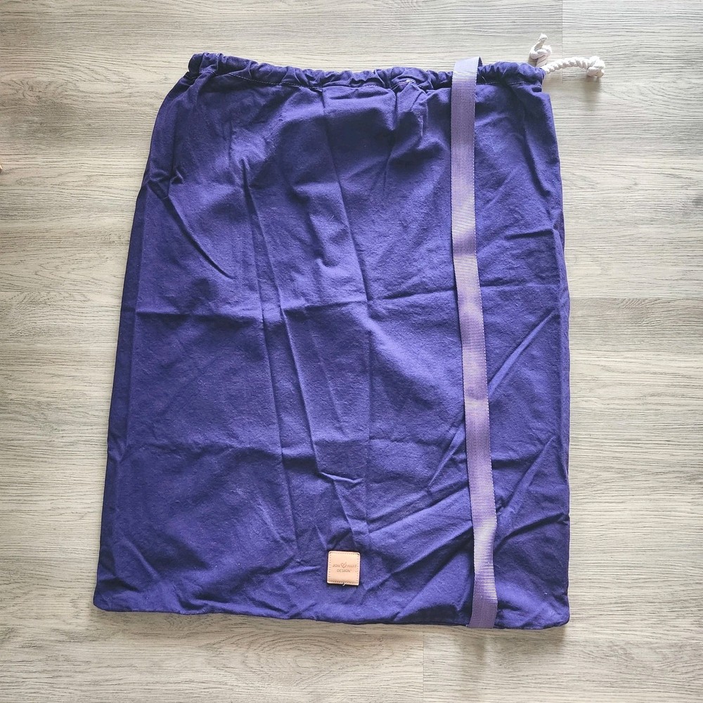Jon Hart Canvas Laundry Bag Large Fabric Sack Rope Drawstring Strap READ