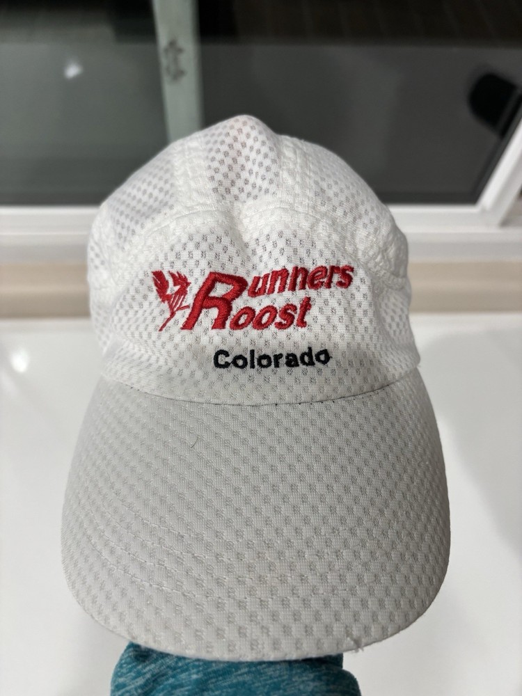 Classic Runners Roost Running Baseball Cap Adjustable White Breathable