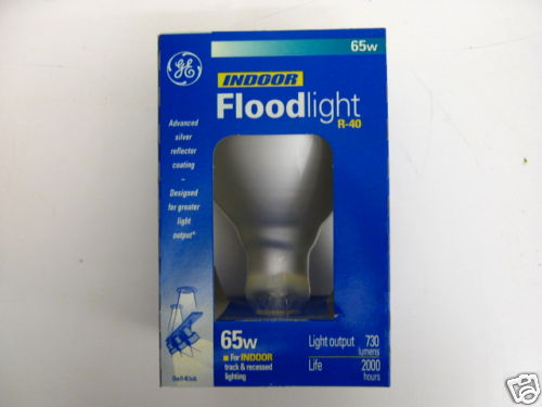 GE 65W INDOOR FLOODLIGHT BULB R-40