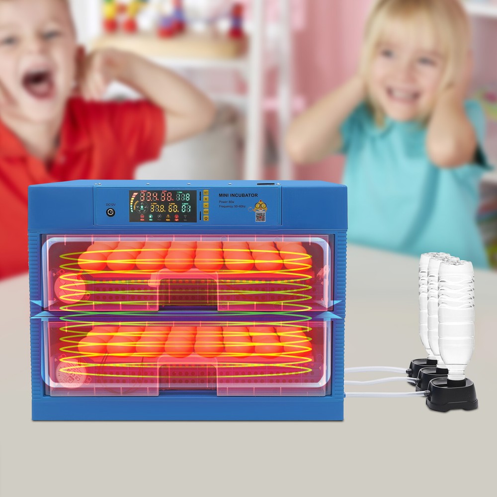 128 Egg Incubator Digital Poultry Egg Hatcher Machine Eggs Hatching Machine