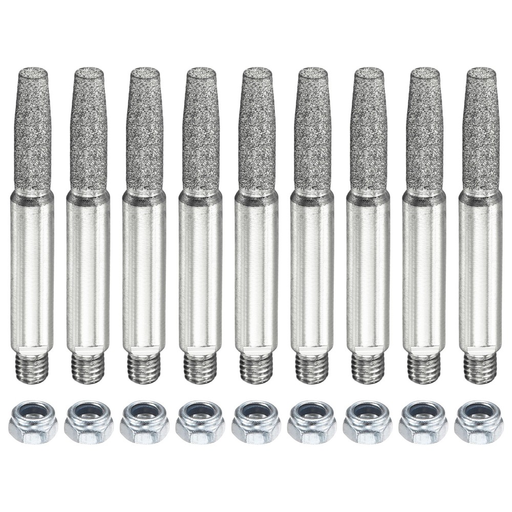 Chainsaw Sharpener with Nuts [18pcs]-Chainsaw Sharpening-[Silver- 7/32 Inch]