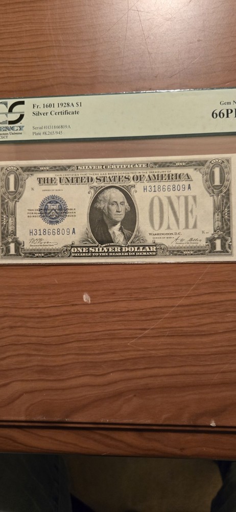 1928 Silver Certificate Extremely High Grade