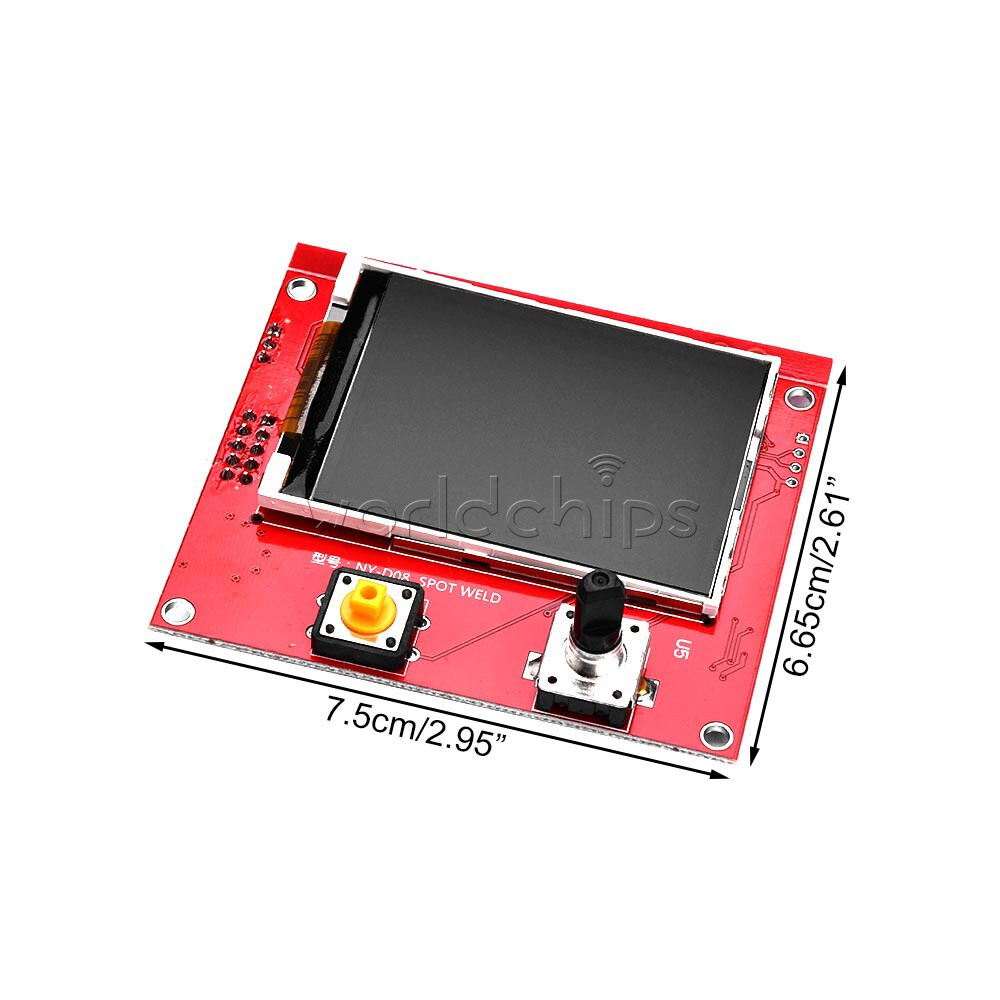 NY-D08 100A Color LCD Spot Welding Machine Control Board Panel Controller Welder