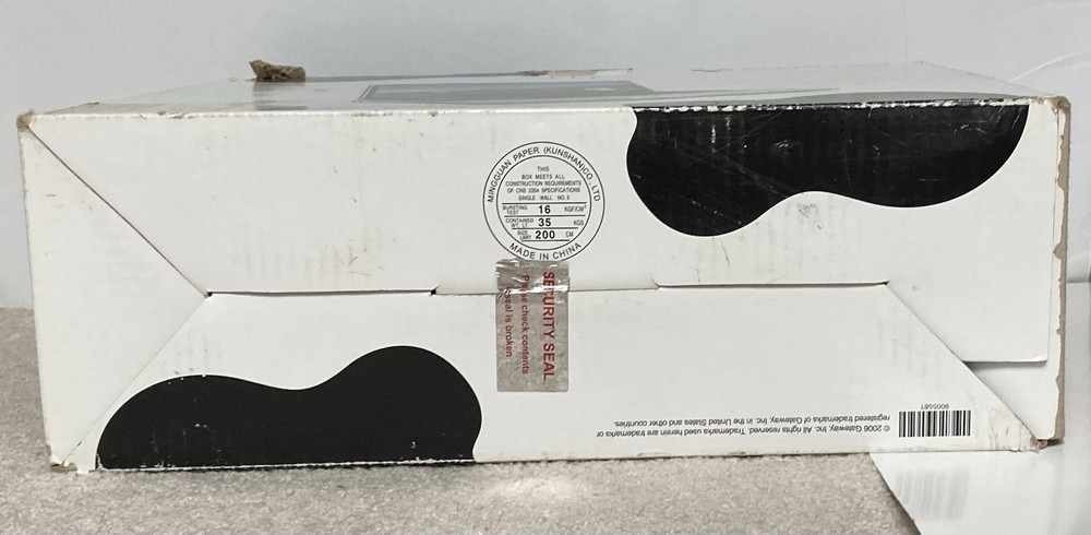 Gateway Computer EMPTY BOX ONLY for 2006 Notebook Laptop