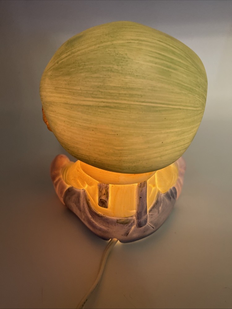 Vintage Interpur Boy Ceramic Night Light