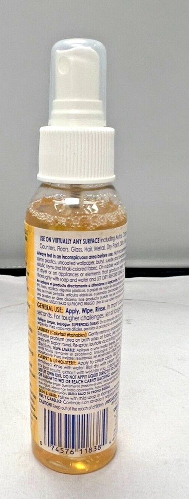 De-Solv-it Citrus Solution 4oz pump damaged labels