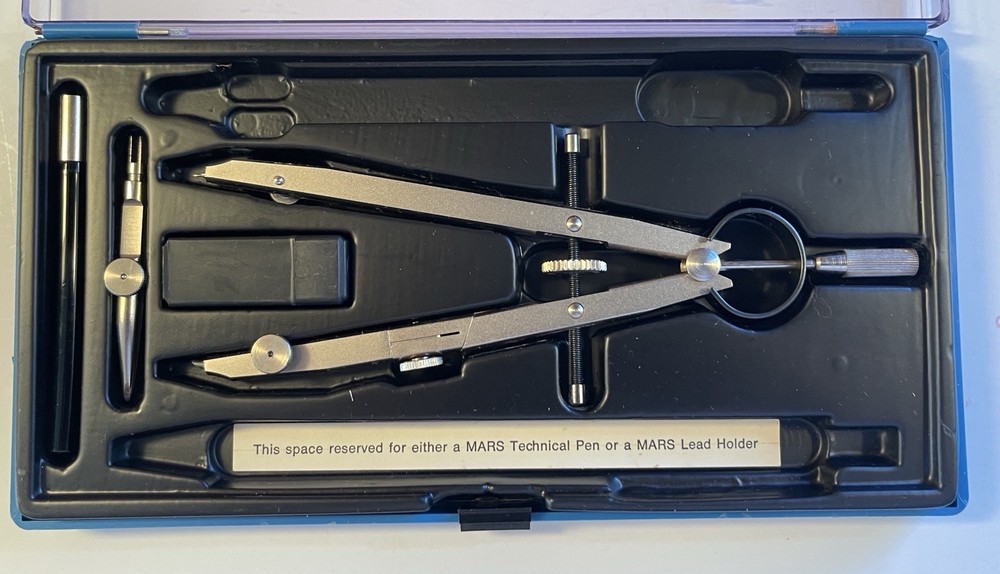 Staedtler Mars-Masterbow Drawing Drafting Compass Instrument Set. Germany. New.