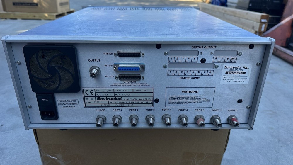 Environics Series 2000 Multi-Gas Calibrators